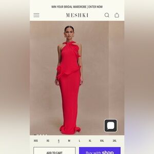 Meshki Maxi Red Dress